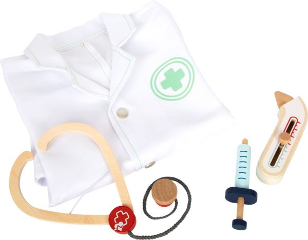 Set de médicos con bata