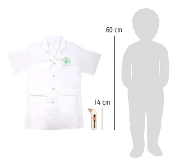 Set de médicos con bata