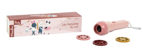 Linterna proyector de historias con 3 discos Después de la lluvia