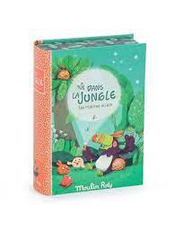 Libro linterna proyector de historias de la jungla con 3 cuentos incluidos de Moulin Roty