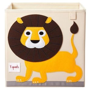 Cubo organizador león 3Sprouts