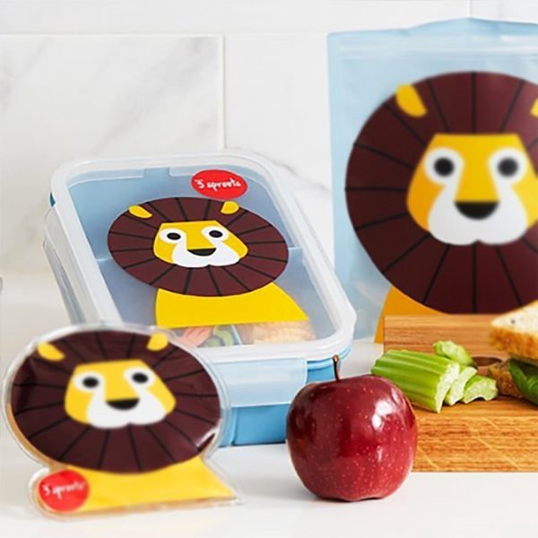 Fiambrera tipo bento león 3Sprouts