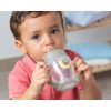 Taza de aprendizaje 270 ml brilla en la oscuridad gris