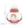 Taza de aprendizaje 270 ml brilla en la oscuridad rosa