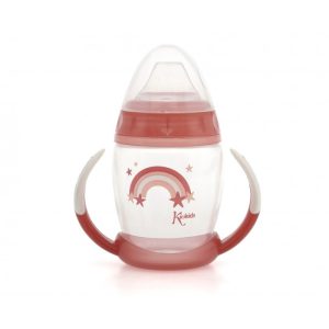 Taza de aprendizaje 270 ml brilla en la oscuridad rosa