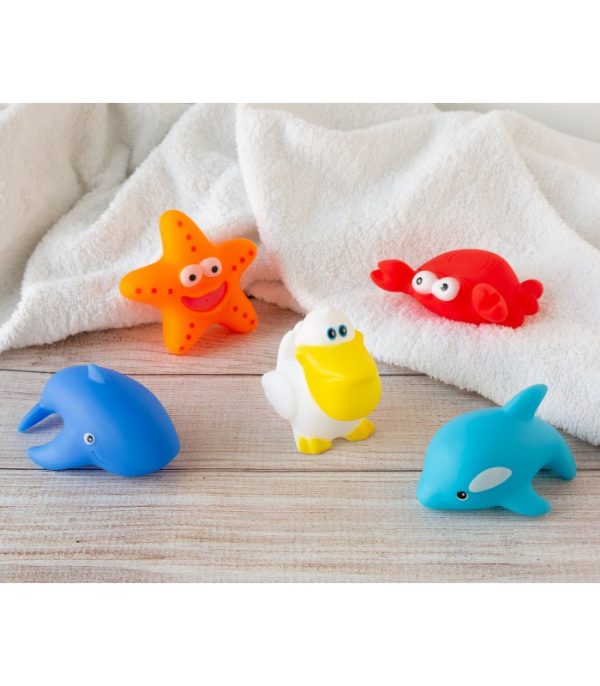 Set de 5 animalitos antimoho para el baño