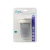 Vaso antiderrame 360° con tapa Step gris 300ml