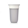 Vaso antiderrame 360° con tapa Step gris 300ml