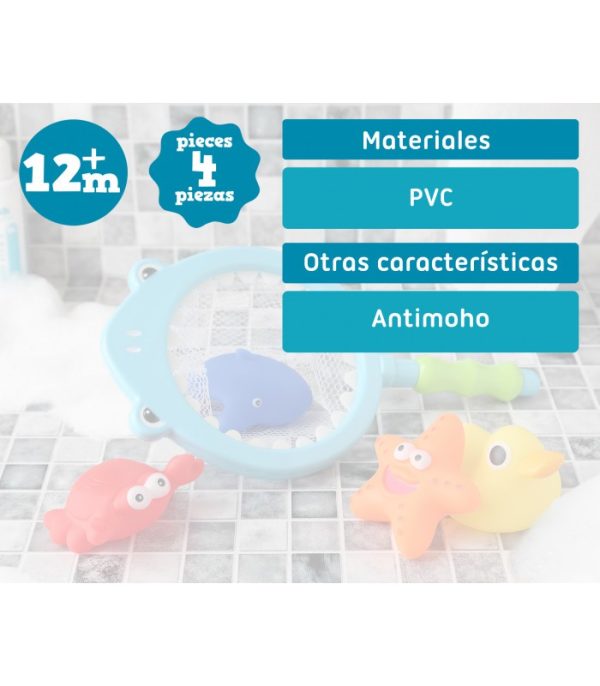 Set de pesca 5 piezas antimoho para el baño
