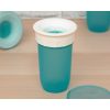 Vaso antiderrame 360° con tapa Step azul 300ml