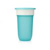 Vaso antiderrame 360° con tapa Step azul 300ml