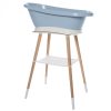 Set de bañera Celestial Blue con asiento y desagüe Sense LED Bebé-Jou
