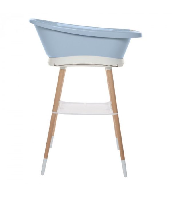 Set de bañera Celestial Blue con asiento y desagüe Sense LED Bebé-Jou
