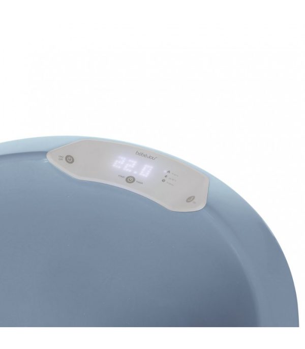 Set de bañera Celestial Blue con asiento y desagüe Sense LED Bebé-Jou