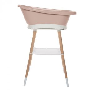 Set de bañera Mellow Rose con asiento y desagüe Sense LED Bebé-Jou