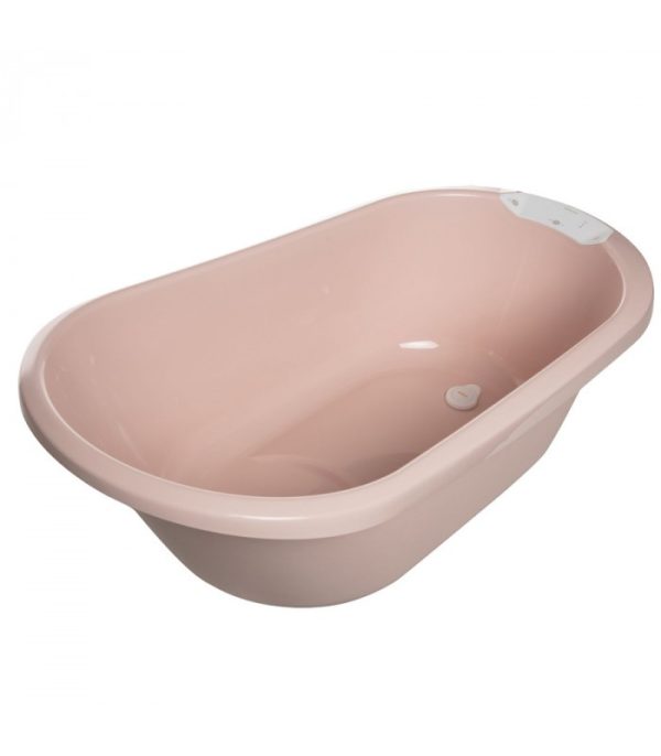Set de bañera Mellow Rose con asiento y desagüe Sense LED Bebé-Jou