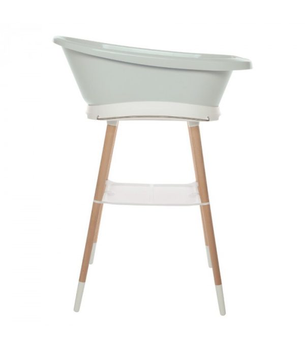 Set de bañera Sky Green con asiento y desagüe Sense LED Bebé-Jou