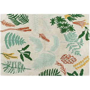 Alfombra lavable plantas botánicas 140cm x 200cm