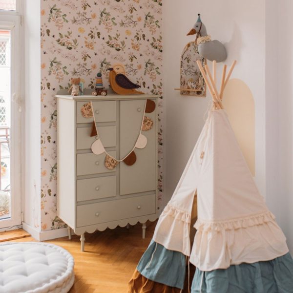 Papel pintado floral