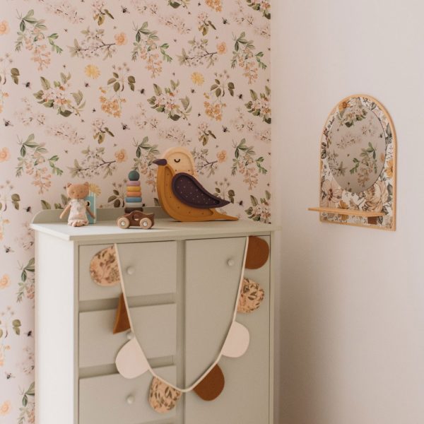 Papel pintado floral