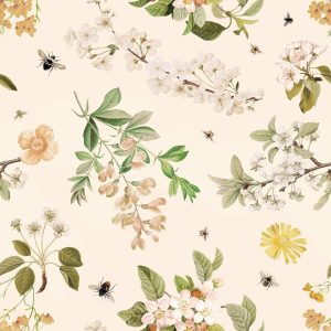 Papel pintado floral