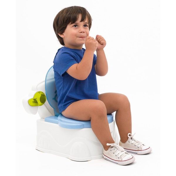 Orinal WC divertido con portarollos
