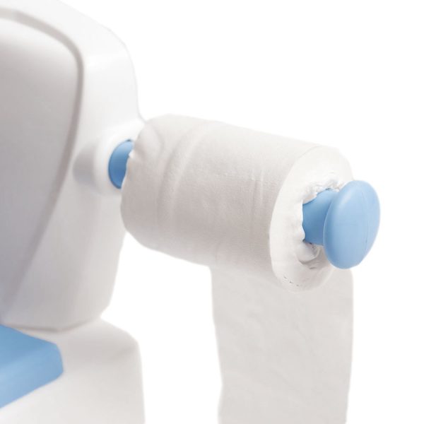 Orinal WC divertido con portarollos