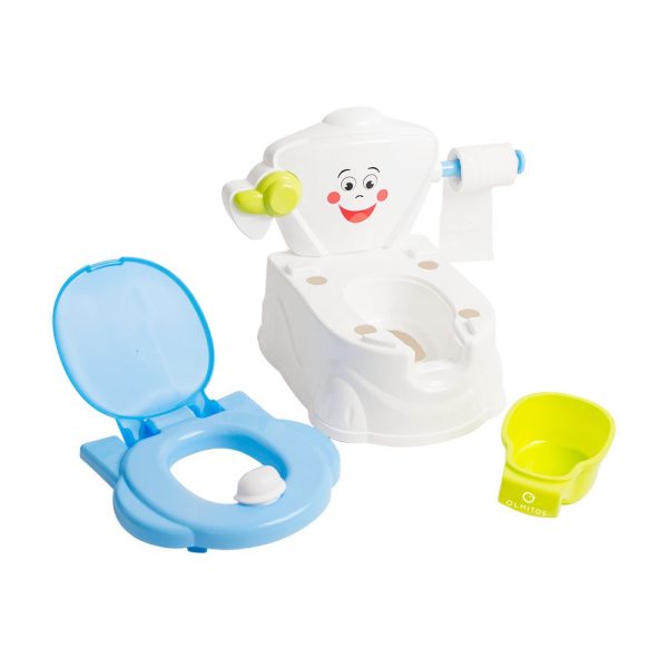 Orinal WC divertido con portarollos
