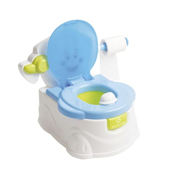 Orinal WC divertido con portarollos