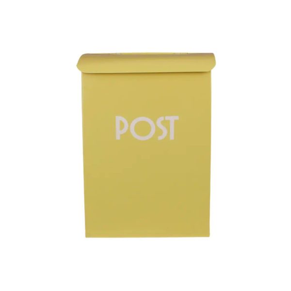 Buzón post box amarillo