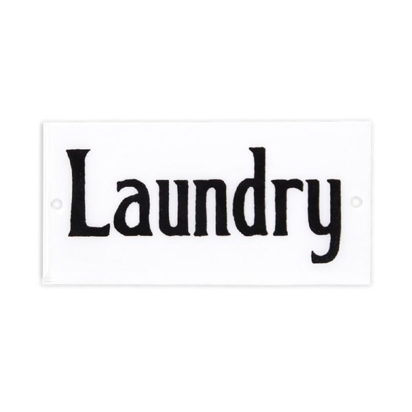 Placa decorativa Laundry