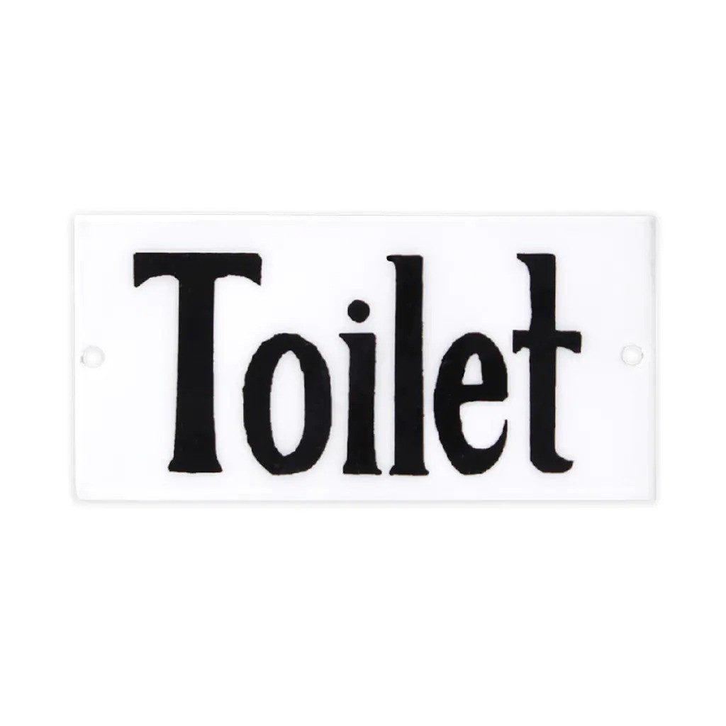 Placa decorativa Toilet Placa decorativa Toilet
