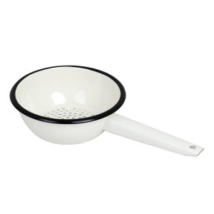 Colador esmaltado blanco Emil