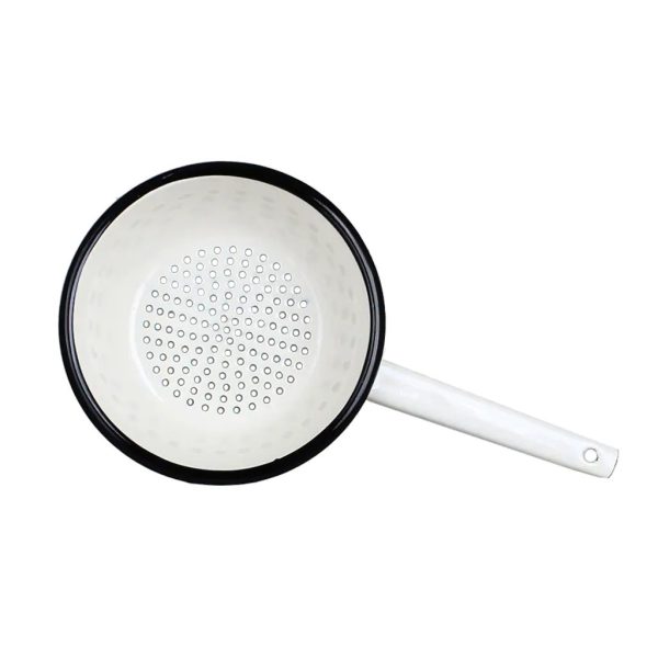Colador esmaltado blanco Emil