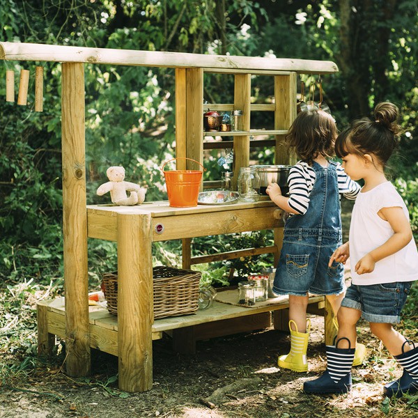Cocinita de madera para exterior Discovery