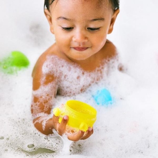 Set de 4 juguetes de baño desmontables y lavables Ubbi
