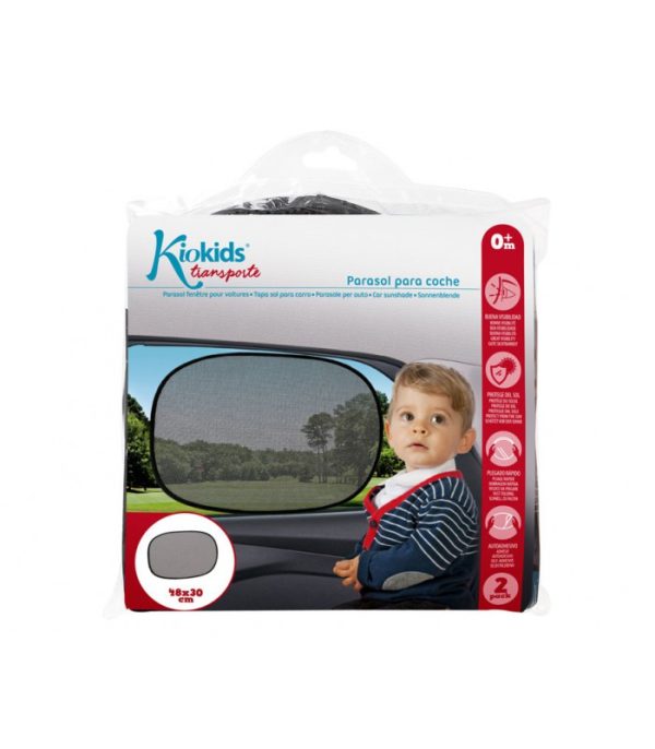 Set de 2 parasoles para luna de coche
