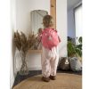 Mochila personalizable para guardería animales dino rosa Lassig