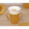 Taza antiderrame 360° con tapa Step mostaza 210 ml