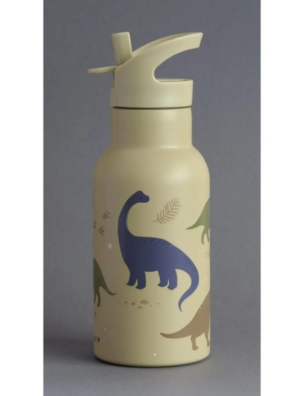 Botella de acero dinosaurios 350 ml A Little Lovely Company