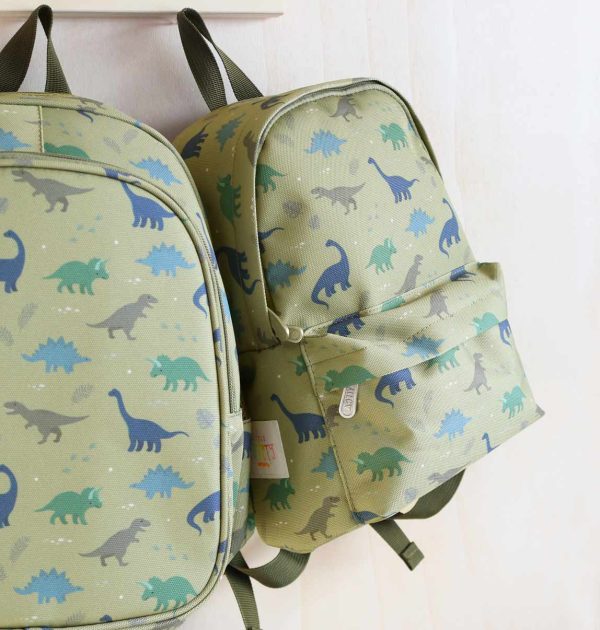 Mochila dinosaurios pequeña personalizable A Little Lovely Company - Moraig The