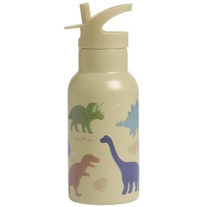 Botella de acero dinosaurios 350 ml A Little Lovely Company