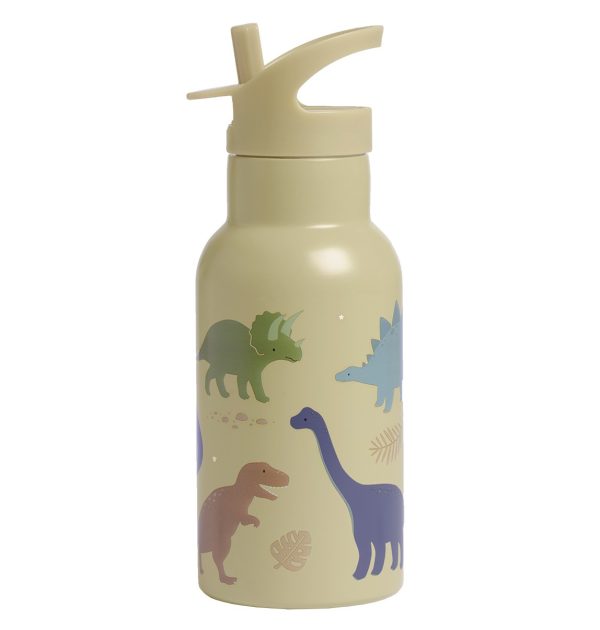 Botella de acero dinosaurios 350 ml A Little Lovely Company