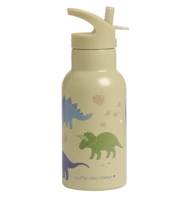 Botella de acero dinosaurios 350 ml A Little Lovely Company