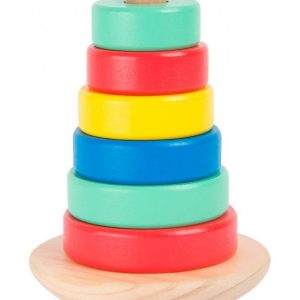 Torre para apilar de madera