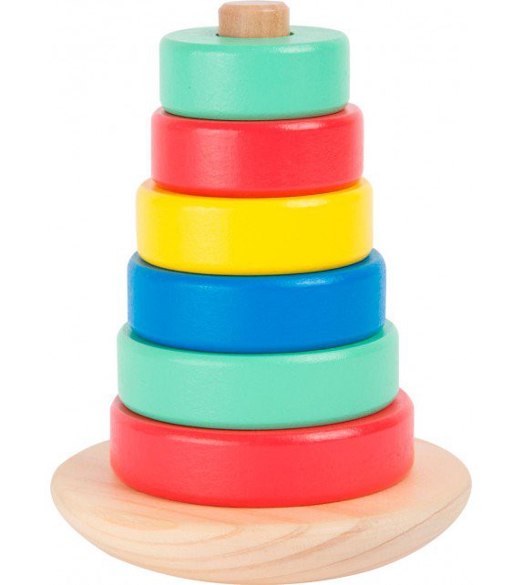 Torre para apilar de madera
