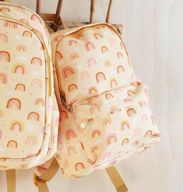 Mochila Rainbows pequeña personalizable A Little Lovely Company