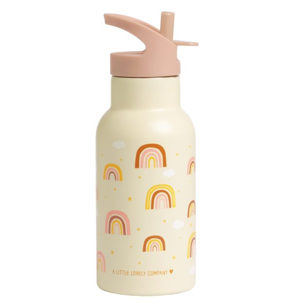 Botella de acero inoxidable Rainbows 350 ml A Little Lovely Company