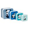 Pack de 4 tuppers Panda A Little Lovely Company