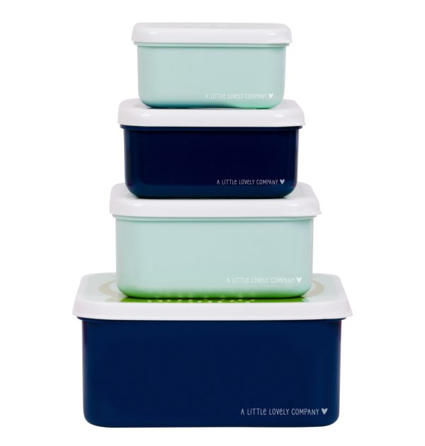 Pack de 4 tuppers Monstruo A Little Lovely Company